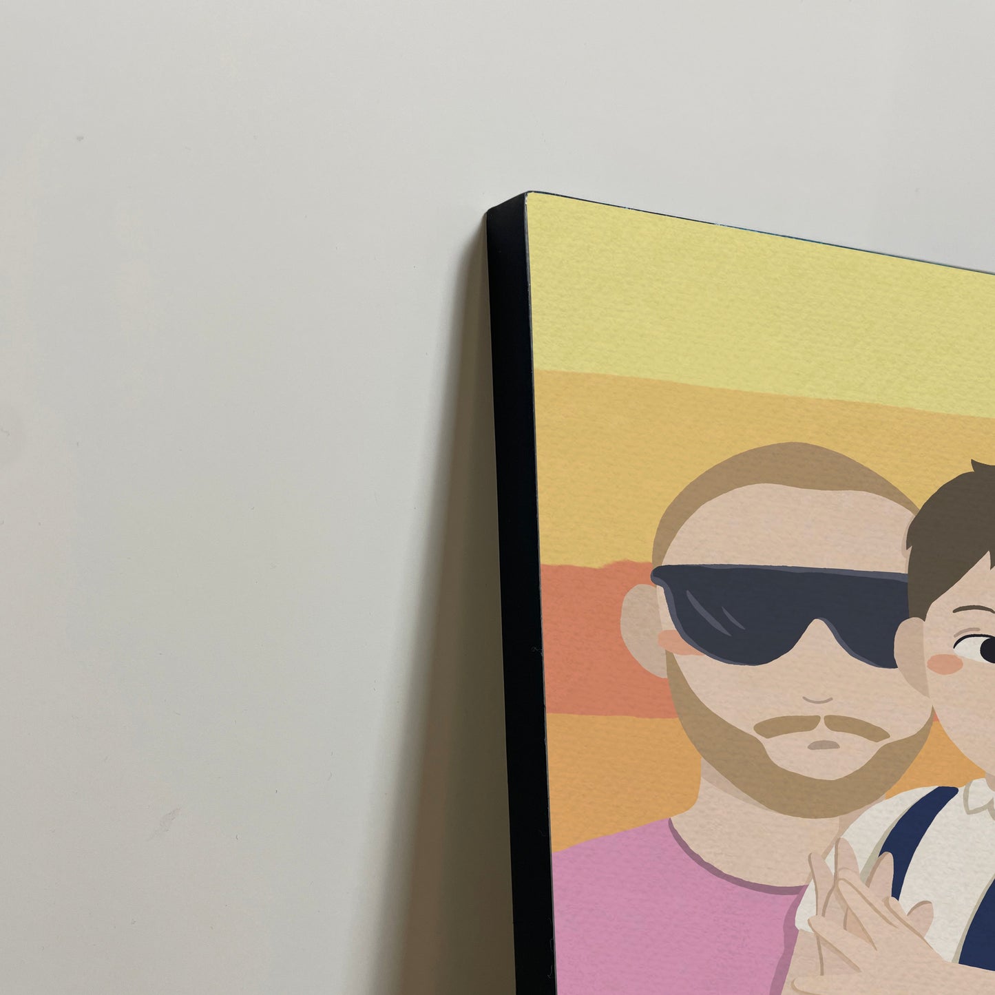 Ritratto Personalizzato su Tela Poster