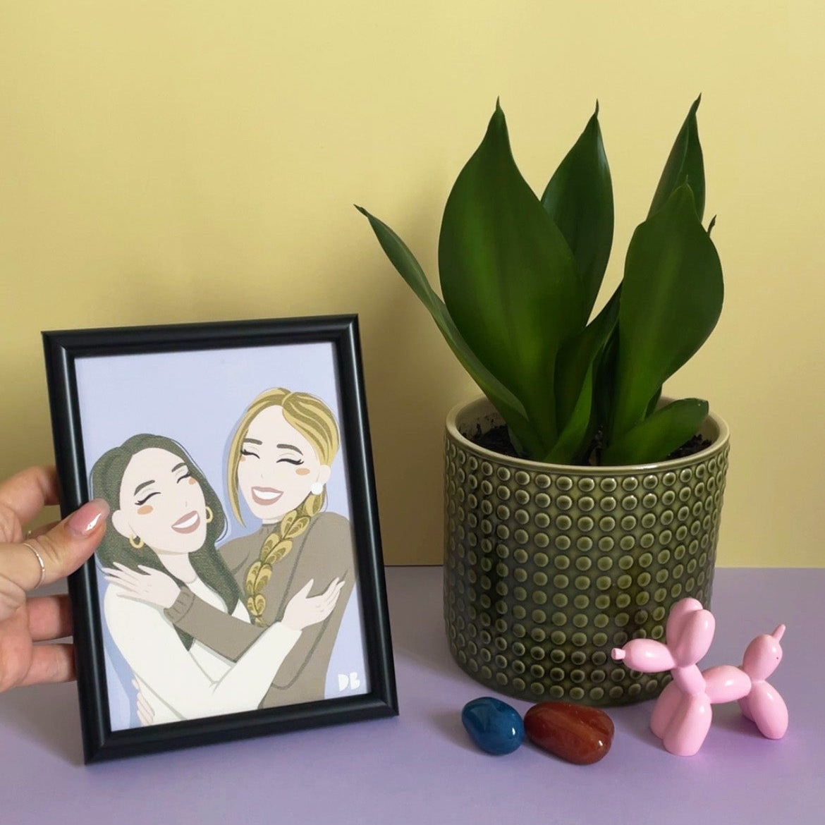 Ritratto Personalizzato su Tela Basic