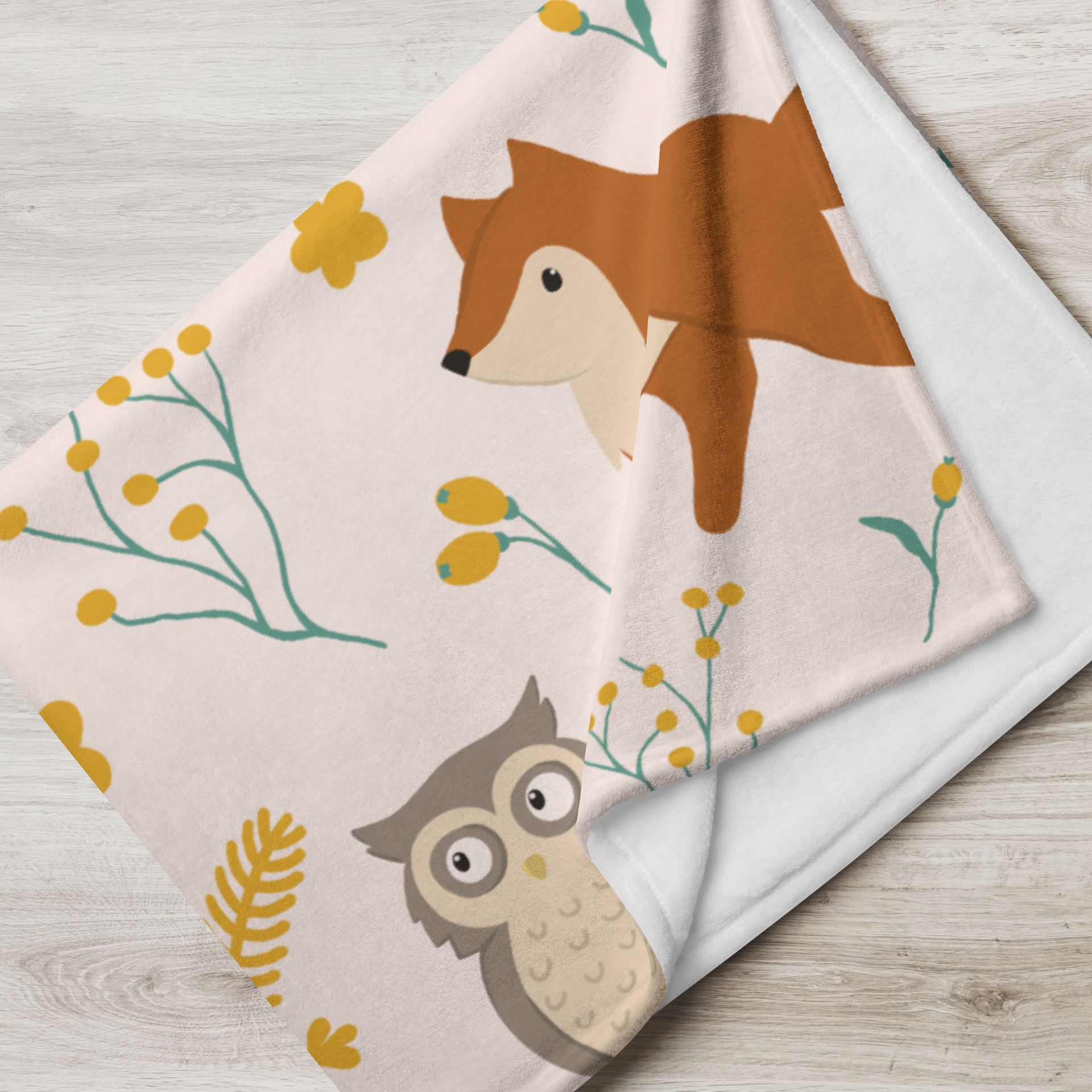 Coperta Morbida In Microfibra DJDEA Per Bambini – 75x100 Cm, Con Ricamo Coniglietto, Reversibile, Lavabile In Lavatrice, Per Culla E Passeggino